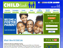 Tablet Screenshot of childlnk.org